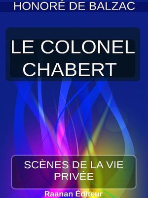 cover image of LE COLONEL CHABERT